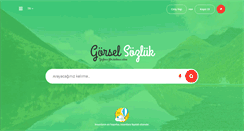 Desktop Screenshot of gorselsozluk.com